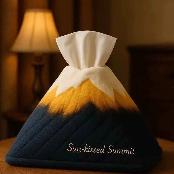Same style as the Golden Mountain Sunrise Romantic Tissue Box Decoration, Home Ornament, Gift for Friends/Besties