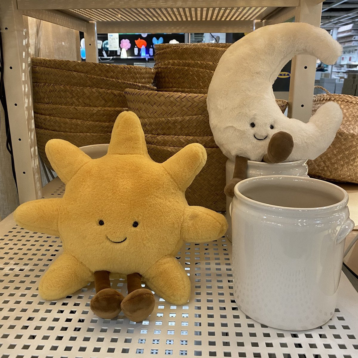 Sun and Moon Plush Toys, Sofa Cushions, Cute Plush Dolls, Children's Comfort Dolls