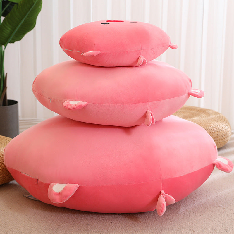 Beaver plush pillow, large size, cute cartoon pillow, perfect as a birthday gift.