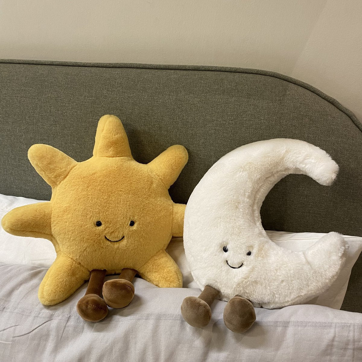 Sun and Moon Plush Toys, Sofa Cushions, Cute Plush Dolls, Children's Comfort Dolls